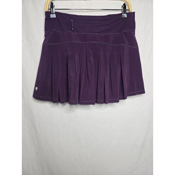 lululemon athletica Dresses & Skirts - Lululemon 6 Tall Circuit Breaker Skirt Darkest Magenta Plum- Rare